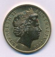 Ausztrália 2000. 5D Al-bronz "Sydneyi Olimpia 2000 - Birkózás" tanúsítvánnyal (38,74mm) T:BU 2000. 5 Dollars Al-Bronze "Sydney 2000 Olympics - Wrestling" with certificate (38,74mm) C:BU Krause KM#376