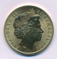 Ausztrália 2000. 5D Al-bronz "Sydneyi Olimpia 2000 - Tenisz" tanúsítvánnyal (38,74mm) T:BU 2000. 5 Dollars Al-Bronze "Sydney 2000 Olympics - Tennis" with certificate (38,74mm) C:BU Krause KM#409