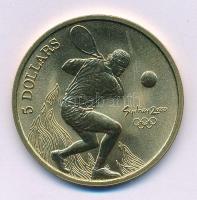 Ausztrália 2000. 5D Al-bronz "Sydneyi Olimpia 2000 - Tenisz" tanúsítvánnyal (38,74mm) T:BU...