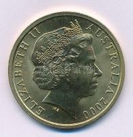 Ausztrália 2000. 5D Al-bronz "Sydneyi Olimpia 2000 - Lövészet" tanúsítvánnyal (38,74mm) T:BU 2000. 5 Dollars Al-Bronze "Sydney 2000 Olympics - Shooting" with certificate (38,74mm) C:BU Krause KM#418