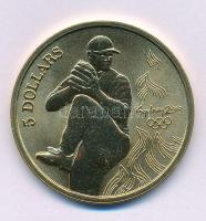 Ausztrália 2000. 5D Al-bronz "Sydneyi Olimpia 2000 - Baseball" tanúsítvánnyal (38,74mm) T:...