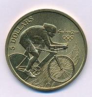 Ausztrália 2000. 5D Al-bronz "Sydneyi Olimpia 2000 - Kerékpár" tanúsítvánnyal (38,74mm) T:...