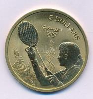 Ausztrália 2000. 5D Al-bronz "Sydneyi Olimpia 2000 - Tollaslabda" tanúsítvánnyal (38,74mm)...