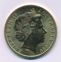 Ausztrália 2000. 5D Al-bronz "Sydneyi Olimpia 2000 - Vívás" tanúsítvánnyal (38,74mm) T:BU 2000. 5 Dollars Al-Bronze "Sydney 2000 Olympics - Fencing" with certificate (38,74mm) C:BU Krause KM#420