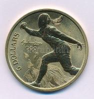 Ausztrália 2000. 5D Al-bronz "Sydneyi Olimpia 2000 - Vívás" tanúsítvánnyal (38,74mm) T:BU
...