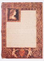 Könyv alakú díszdoboz, 22x16 cm