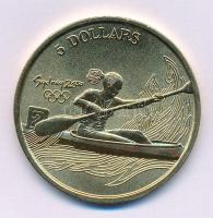 Ausztrália 2000. 5D Al-bronz "Sydneyi Olimpia 2000 - Kajak/Kenu" tanúsítvánnyal (38,74mm) ...