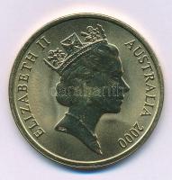 Ausztrália 2000. 5D Al-bronz "Sydneyi Olimpia 2000 - Vitorlázás" tanúsítvánnyal (38,74mm) T:BU 2000. 5 Dollars Al-Bronze "Sydney 2000 Olympics - Sailing" with certificate (38,74mm) C:BU Krause KM#358