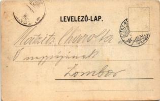 1899 Szászrégen, Sächsisch-Regen, Reghin; látkép. Rudolf Burghardt kiadása / general view (EB)