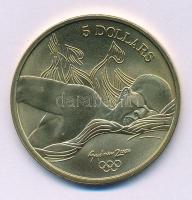 Ausztrália 2000. 5D Al-bronz "Sydneyi Olimpia 2000 - Vízisportok" tanúsítvánnyal (38,74mm)...
