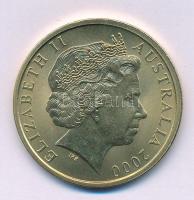 Ausztrália 2000. 5D Al-bronz "Sydneyi Olimpia 2000 - Kézilabda" tanúsítvánnyal (38,74mm) T:BU 2000. 5 Dollars Al-Bronze "Sydney 2000 Olympics - Handball" with certificate (38,74mm) C:BU Krause KM#375