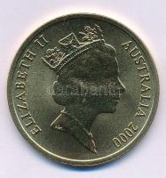 Ausztrália 2000. 5D Al-bronz "Sydneyi Olimpia 2000 - Gimnasztika" tanúsítvánnyal (38,74mm) T:BU 2000. 5 Dollars Al-Bronze "Sydney 2000 Olympics - Gymnastics" with certificate (38,74mm) C:BU Krause KM#357