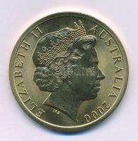 Ausztrália 2000. 5D Al-bronz "Sydneyi Olimpia 2000 - Kosárlabda" tanúsítvánnyal (38,74mm) T:BU 2000. 5 Dollars Al-Bronze "Sydney 2000 Olympics - Basketball" with certificate (38,74mm) C:BU Krause KM#407