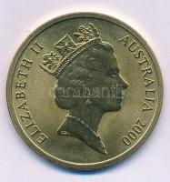 Ausztrália 2000. 5D Al-bronz "Sydneyi Olimpia 2000 - Gyeplabda" tanúsítvánnyal (38,74mm) T:BU 2000. 5 Dollars Al-Bronze "Sydney 2000 Olympics - Field hockey" with certificate (38,74mm) C:BU Krause KM#360