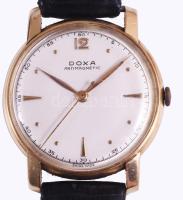 Doxa 14K arany (Au) férfi karóra ca 1940, hibátlan számlappal,. Kézi felhúzós, jelzett d: 34 mm jelz...