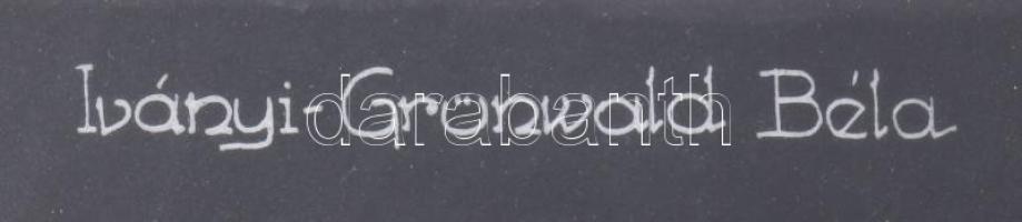 Jelzés nélkül (Iványi-Grünwald Béla?): Fekvő női alakok. Ceruza, papír, paszpartun Iványi-Grünwald B...