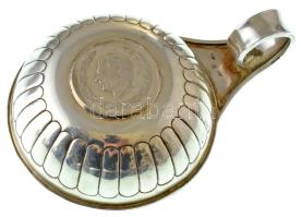 Mexikó 1953. 5P Ag érme, Ag ivócsanakba foglalva, "JMS" (Jose Marmolejo) mexikóvárosi ezüs...