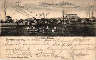 Siklós, látkép. Feiler Mariska kiadása (EK)