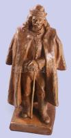 Istók János (1873-1972). Szabad hajdú. Terrakotta, jelzett, m: 35 cm