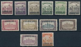 Nyugat-Magyarország III. 1921 12 klf bélyeg Bodor vizsgálójellel (8.600)