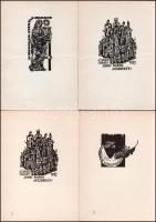 In memoriam Székely Mihály. 17 db grafika: Diskay, Fery, Perei Zoltán, Józsa János stb. Sorszámozott...