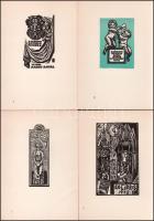 In memoriam Székely Mihály. 17 db grafika: Diskay, Fery, Perei Zoltán, Józsa János stb. Sorszámozott...