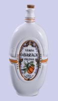 Hollóházi Várda ó-barack pálinkás butella, porcelán, hibátlan, m: 24 cm