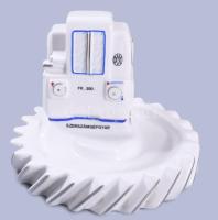 Hollóházi reklám hamuzó, a Weiss Manfréd Szerszámgépgyár Csepel logójával, jelzés nélkül, minimális kopással, 14x10 cm