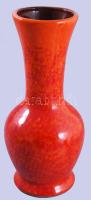 Iparművész mázas kerámia váza, jelzés nélkül, hibátlan, m: 29,5 cm
