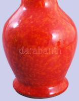 Iparművész mázas kerámia váza, jelzés nélkül, hibátlan, m: 29,5 cm