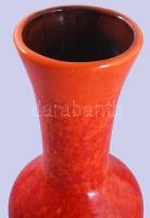 Iparművész mázas kerámia váza, jelzés nélkül, hibátlan, m: 29,5 cm