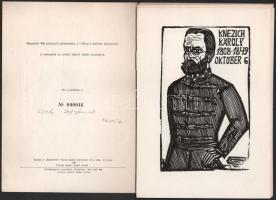 Perei Zoltán (1913-1992): Aradi vértanúk. 13 db fametszet külön lapokon, papír. Kiadói papírmappában...