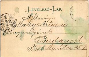 1905 Székelyudvarhely, Odorheiu Secuiesc; M. kir. törvényszék, Árpát utca. Dragomán cég kiadása / co...