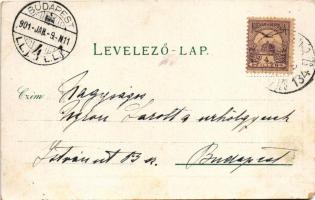 1901 Székelyudvarhely, Odorheiu Secuiesc; Alsó piactér, templom. Gál János kiadása / market square, ...