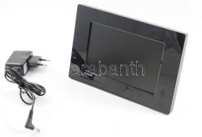 Philips SPF1207/10 asztali digitális képkeret, töltővel.