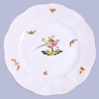 Herendi Pheasant, Bird and Insect mintás süteményes készlet. Jelzett, hibátlan, teljes, d: 16-28 cm