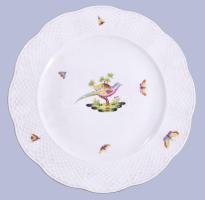 Herendi Pheasant, Bird and Insect mintás süteményes készlet. Jelzett, hibátlan, teljes, d: 16-28 cm