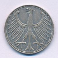 Német Szövetségi Köztársaság 1951J 5M Ag T:VF 
Federal Republic of Germany 1951J 5 Mark Ag C:VF 
K...