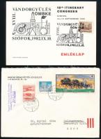 55 db futott levél, FDC és emléklap