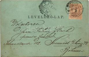 1899 Sopron, Evangélikus templom. L. F. Kummert No. 50. (EB)