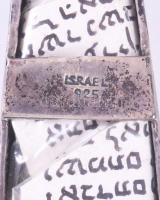 Filigrán ezüst (Ag) mezuza, jelzett, nettó 10,4g