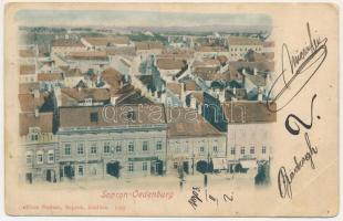 1903 Sopron, Barth Tóbiás, B. Goldner üzlete. Blum Nathan kiadása (szakadás / tear)