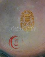 Zsolnay eozin mázas füles váza. Jelzett, hibátlan, m: 29 cm