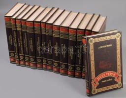 15 db Verne regény. Bp., Unikornis kiadó. Aranyozott egészvászon kötésben, jó állapotban.