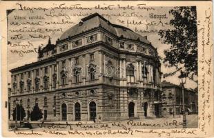1907 Szeged, Városi színház, Kőrös Albert üzlete (kis szakadások / small tears)