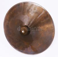 Régi, réz lálmpabúra 25 cm