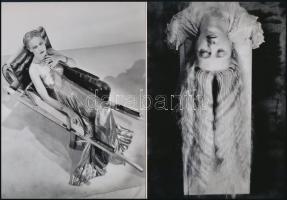 cca 1930 Man Ray (1890-1976) amerikai fotóművész felvételei, 2 db modern nagyítás, jelzés nélkül, 21x15 cm