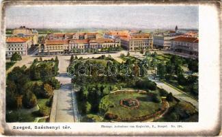 1901 Szeged, Széchenyi tér. Photogr. Aufnahme von Keglovich F. No. 198. (kopott sarkak / worn corners)
