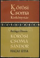 Szilágyi Ferenc: Kőrösi Csoma Sándor hazai útja. Kőrösi Csoma Kiskönyvtár 1. Bp., 1966, Akadémiai Kiadó, 91+[5] p.+ 7 t. Kiadói papírkötés, minimálisan sérült borítóval. Megjelent 1000 példányban.