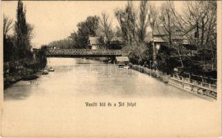 Siófok, Sió a vasúti híddal (Rb)